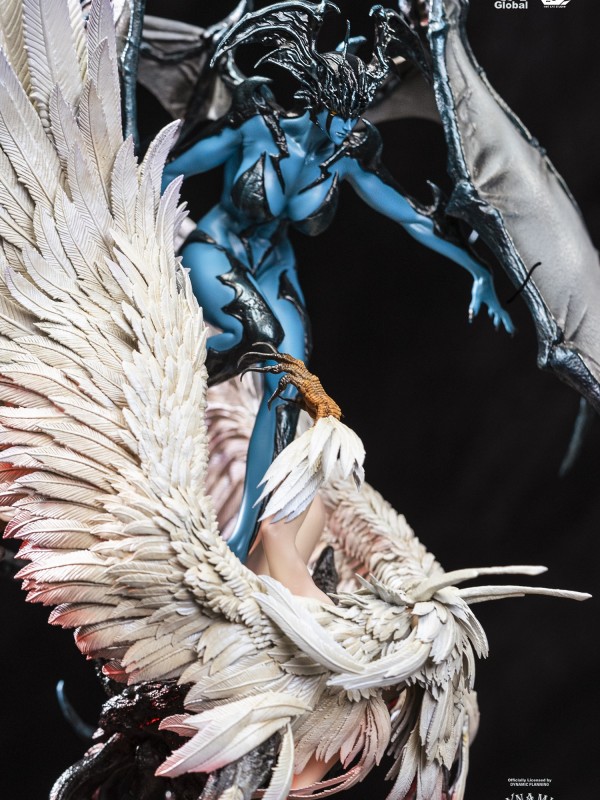 HotCat Studio Devilman Lady Demons & Angels Jun Fudo vs Ran Ausuka Hot Sexy 1/6 Statue
